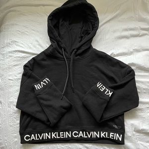 CALVIN KLEIN cropped hoodie